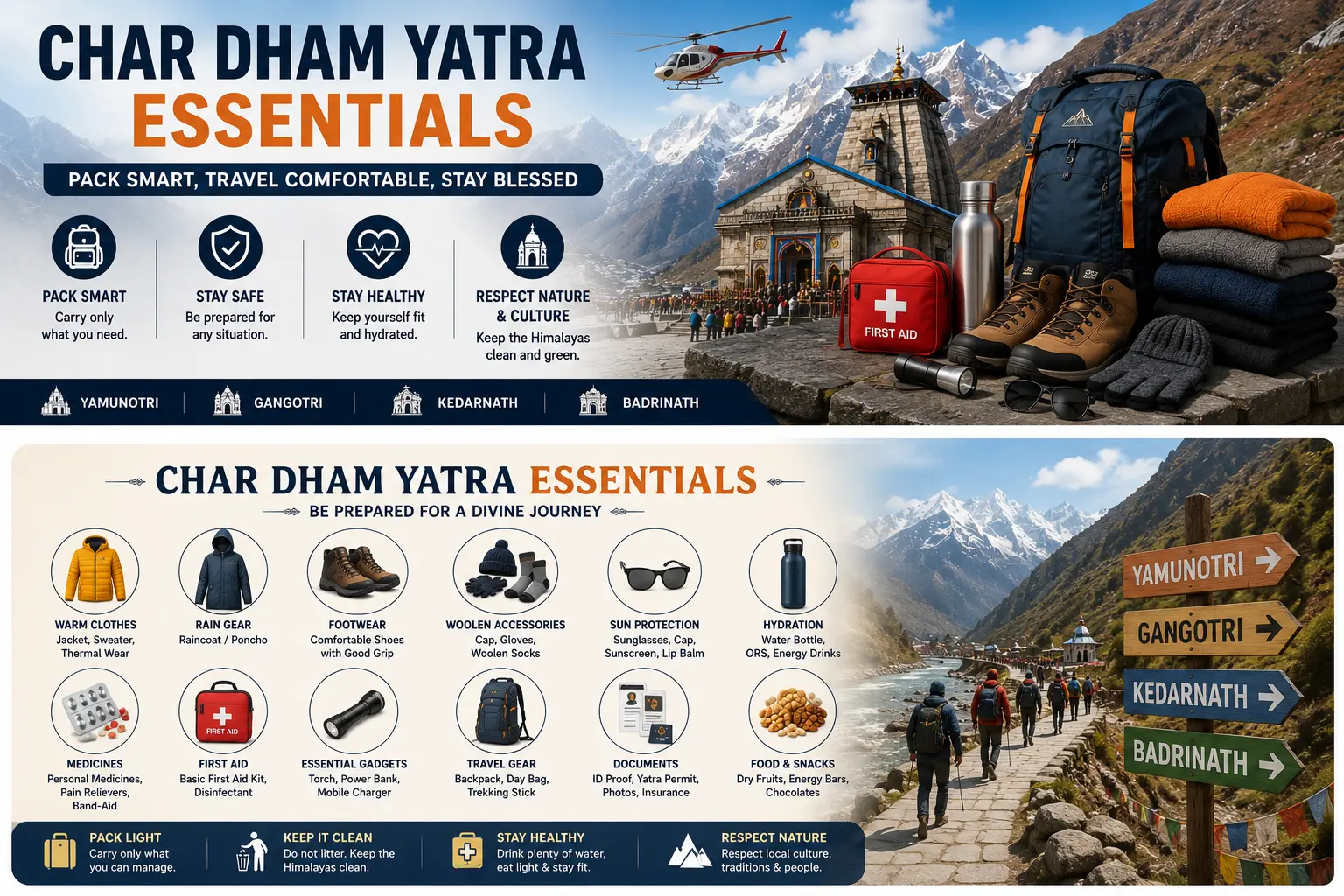 Char Dham Yatra Essentials