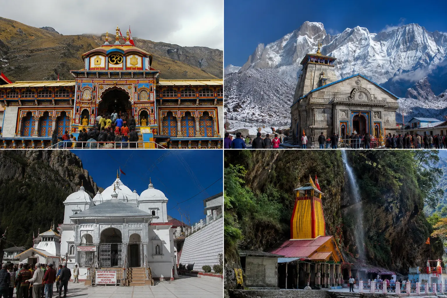 Char Dham Yatra Yamunotri Gangotri Kedarnath Badrinath