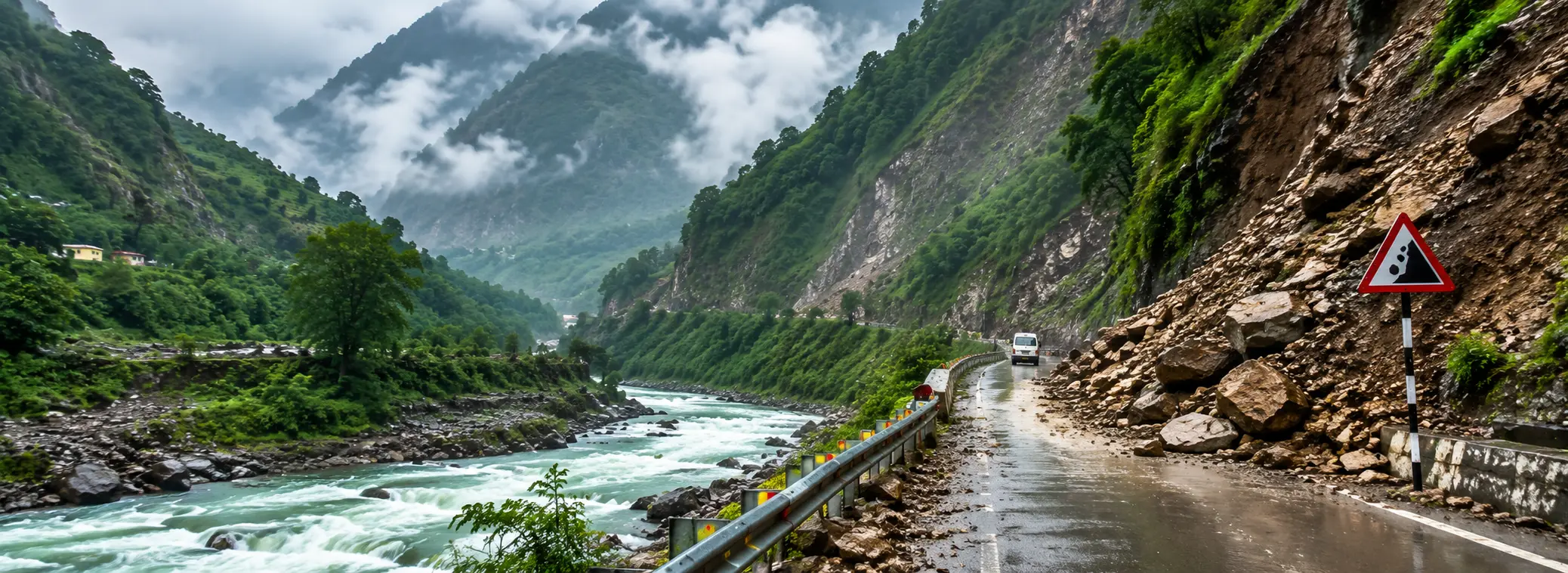 Landslide safety on Char Dham route Uttarakhand monsoon