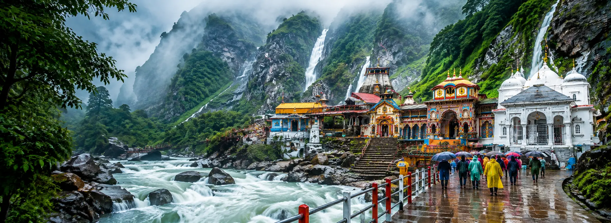 Char Dham Yatra monsoon travel safety Kedarnath Badrinath route