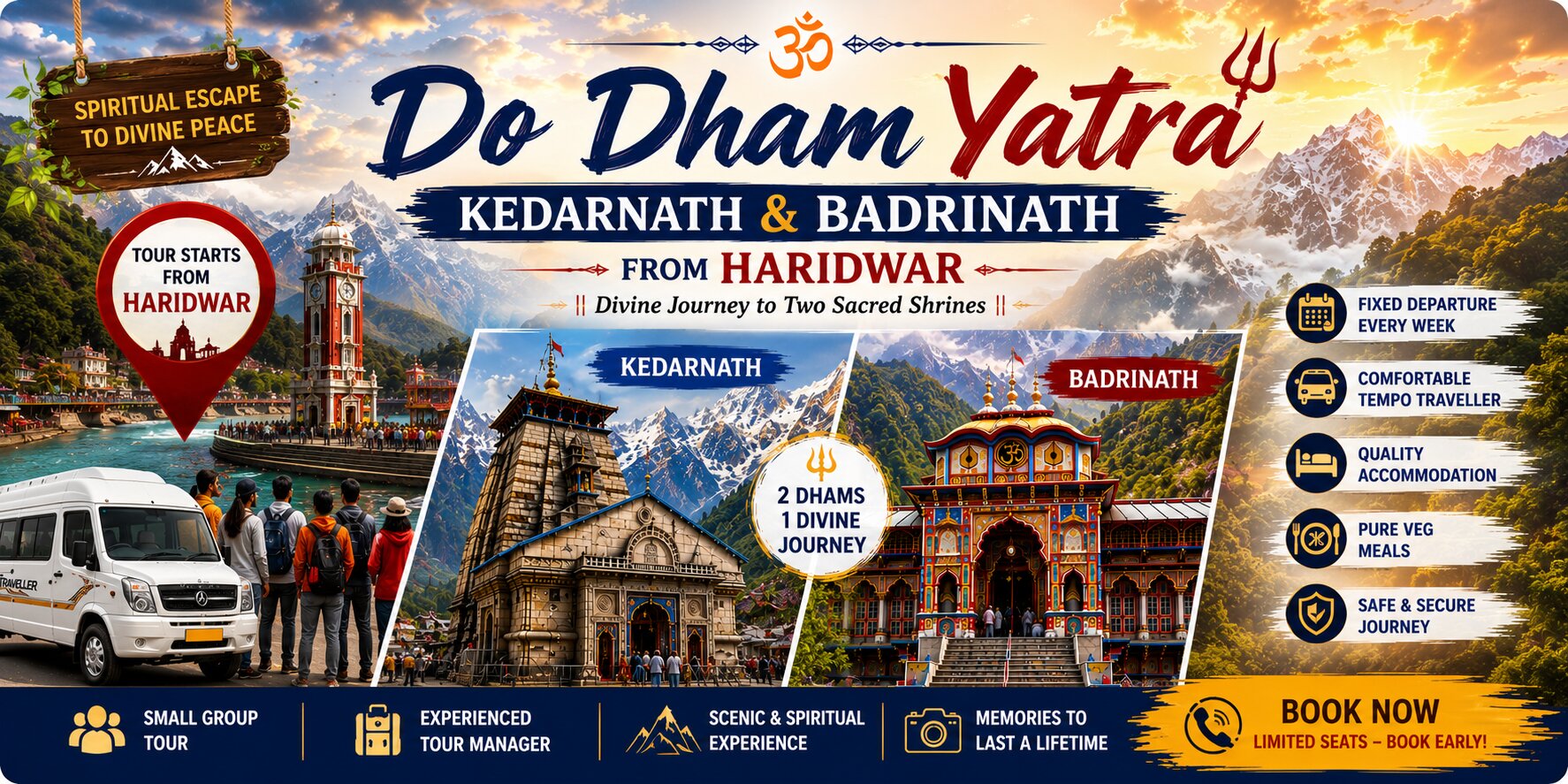 Do Dham Yatra package from Haridwar